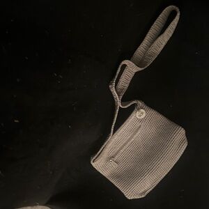 The Sak Gray Woven Clutch